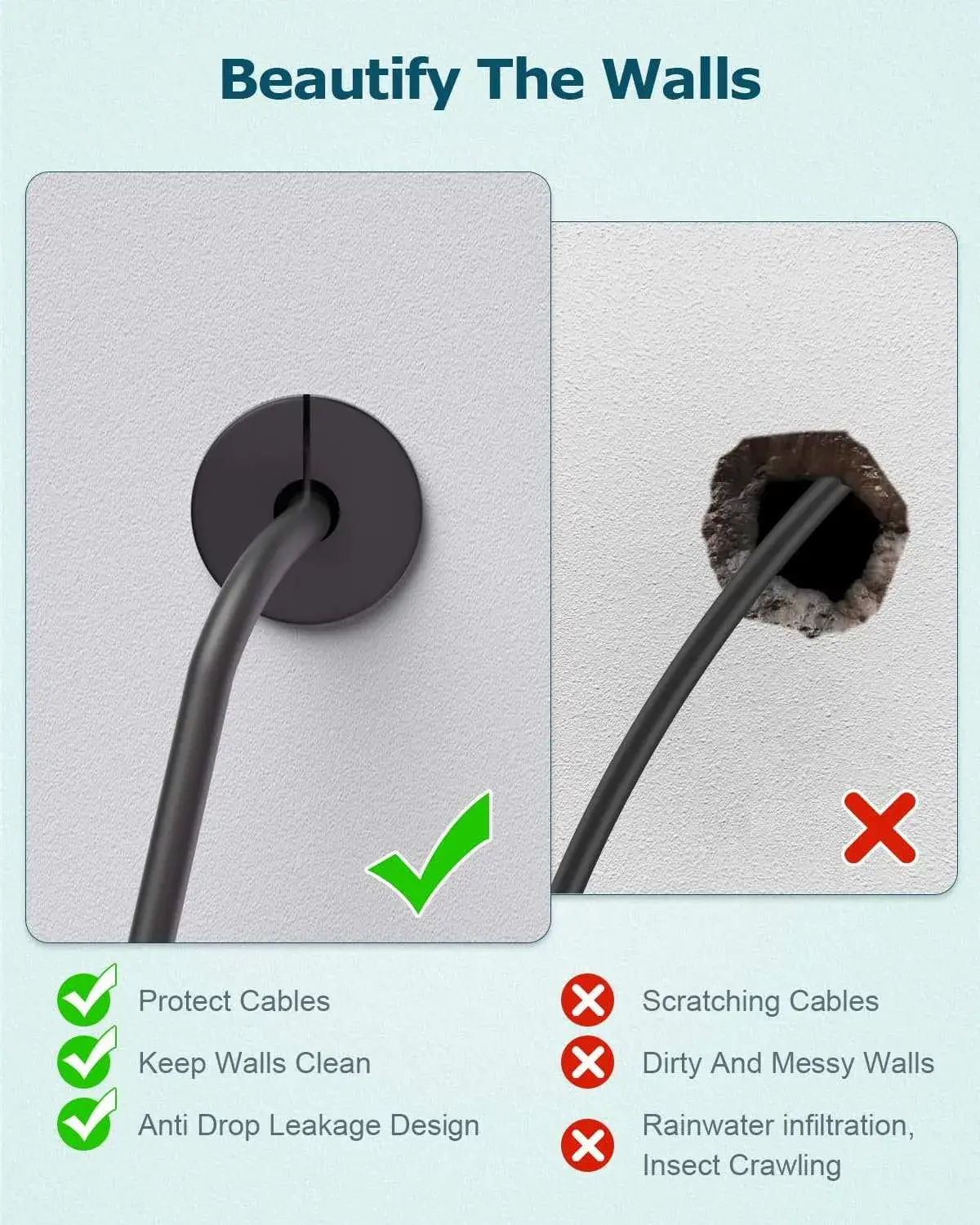 No-Disconnect Install Starlink Cable Grommet